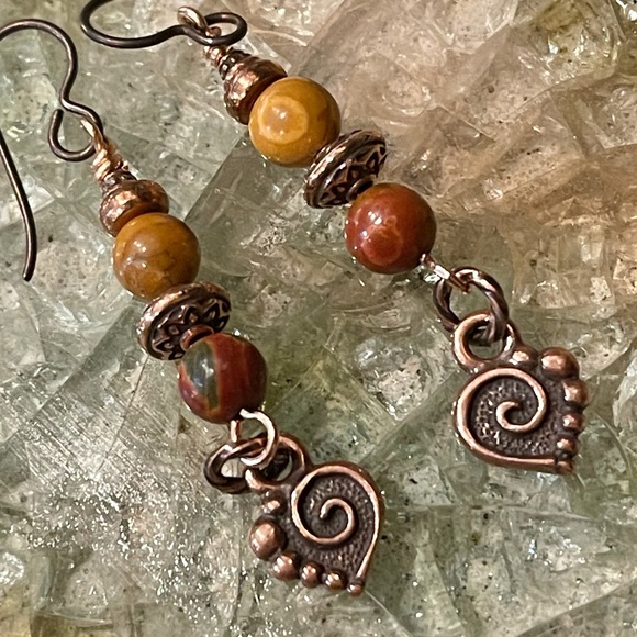 ARTISAN Earrings - “Little Amore” Dangles - Picture 4 of 9